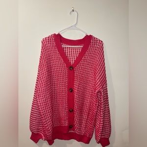 Crochet button cardigan